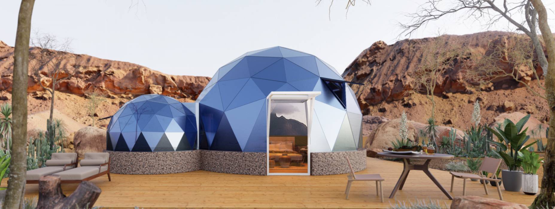 常宁市球形智能光伏玻璃星空房